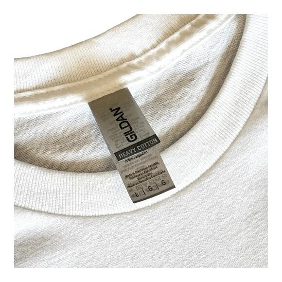 Barbie Car T SHIRT Large Weekend Vibes Puff Letters 100% Cotton Tee Gilden NWOT - Picture 3 of 6